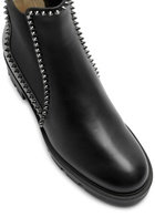 Christian Louboutin Out Lina Spike Leather Ankle Boots Black