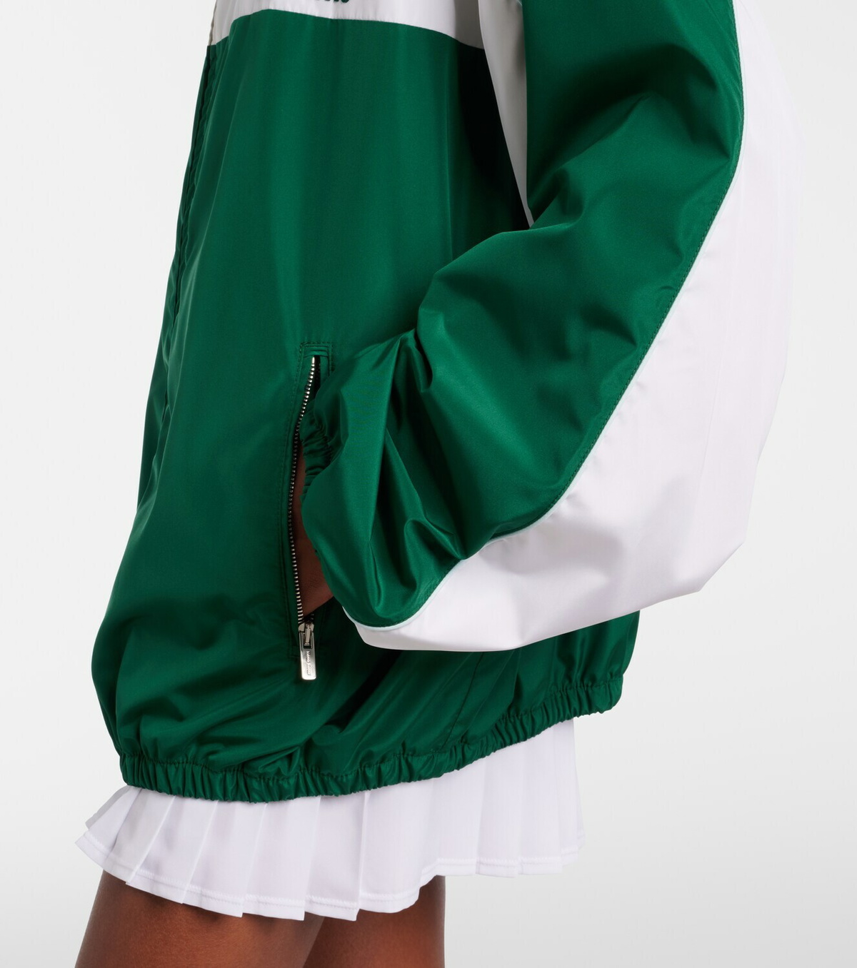 Miu Miu x New Balance colorblocked poplin jacket