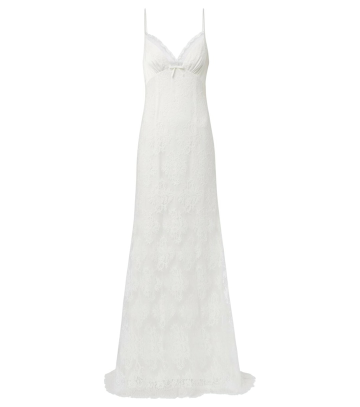 Photo: Self-Portrait Strappy floral lace gown