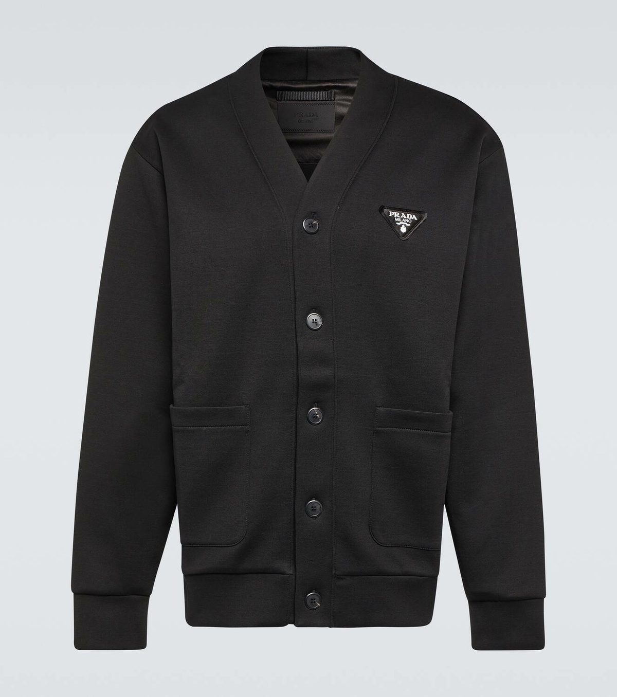 Prada Cotton-blend fleece cardigan Prada