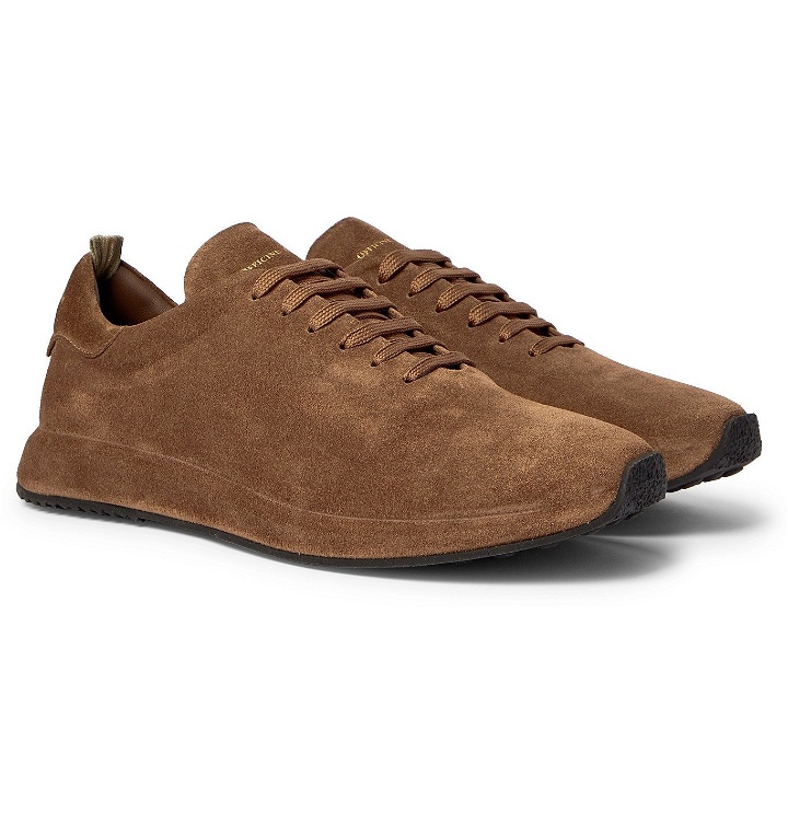 Photo: OFFICINE CREATIVE - Race Suede Sneakers - Brown
