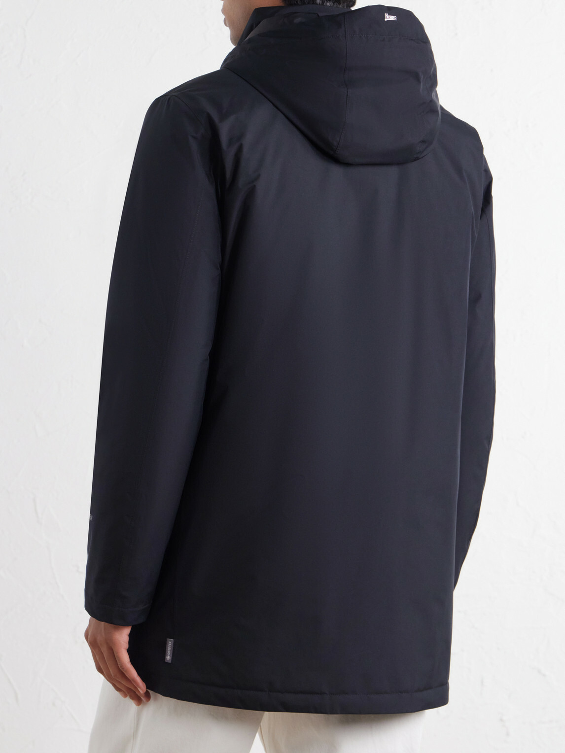 Herno - Shell Hooded Down Parka - Black