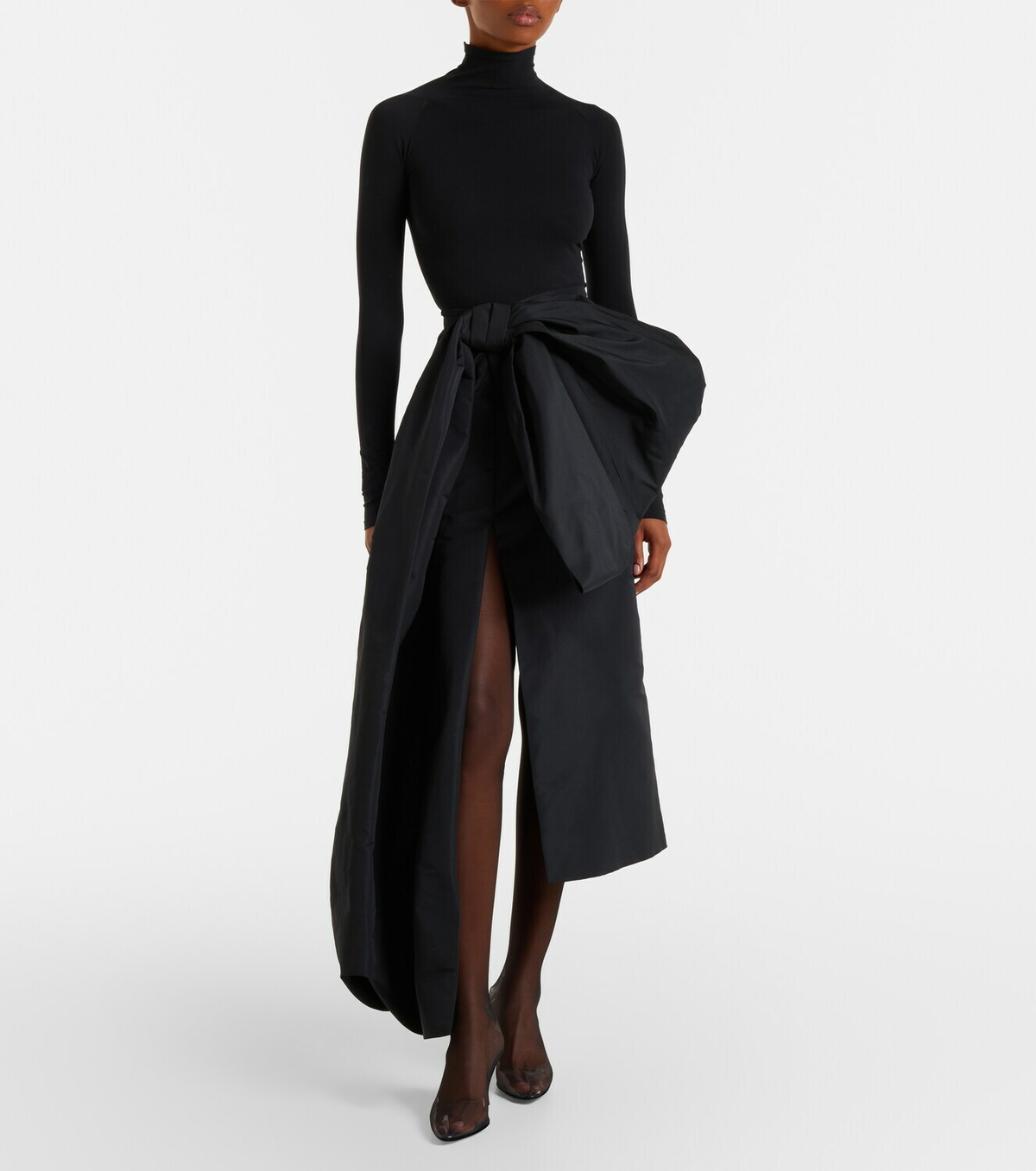 Herbert Levine Sheer Perfection mesh over-the-knee boots