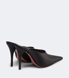 Amina Muaddi Felicia satin mules