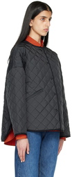 TOTEME Black Quilted Jacket