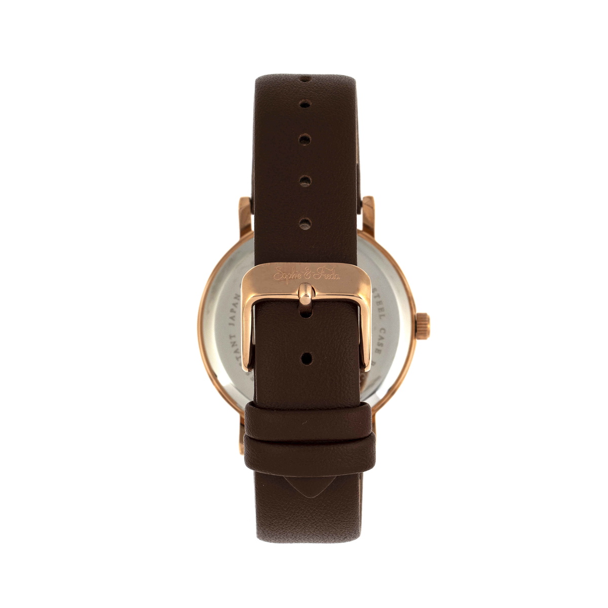 Sophie And Freda Budapest Quartz White Dial Ladies Watch SF5004