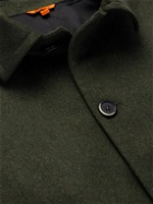 Barena - Paramar Belted Wool-Blend Overcoat - Green