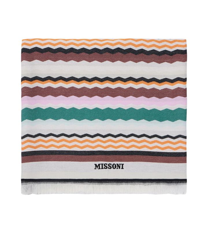 Photo: Missoni Aura Fouta Zig Zag beach towel