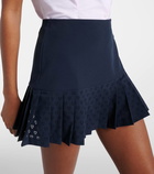 Tory Sport Logo pleated tennis skirt