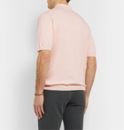 Altea - Linen and Cotton-Blend Polo Shirt - Orange