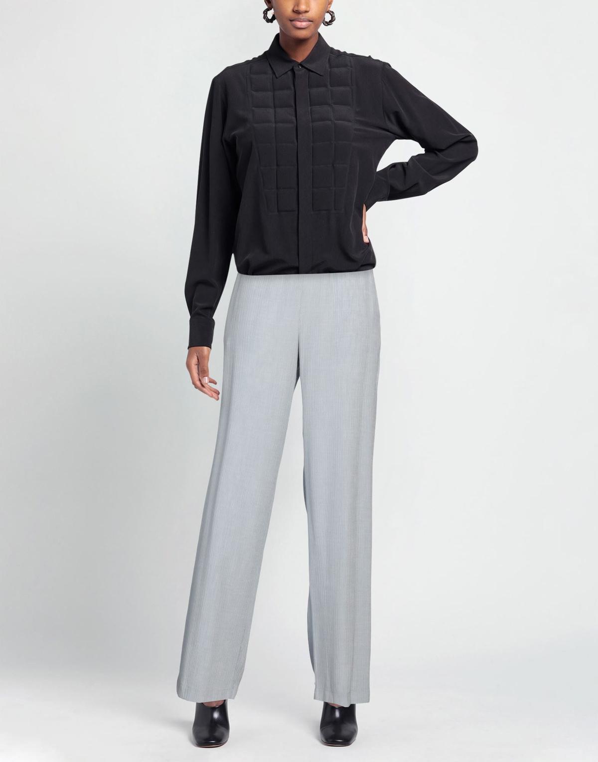 Alessia Santi Womens Pants in Light grey