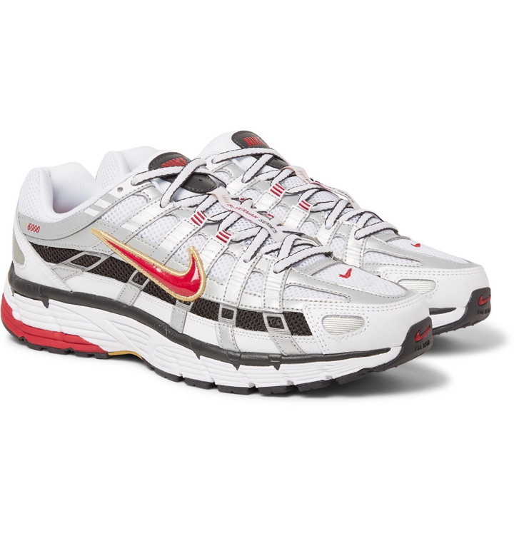 Photo: Nike - P-6000 CNPT Leather, Mesh and Rubber Sneakers - White