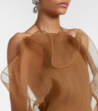 Magda Butrym Sheer silk organza gown