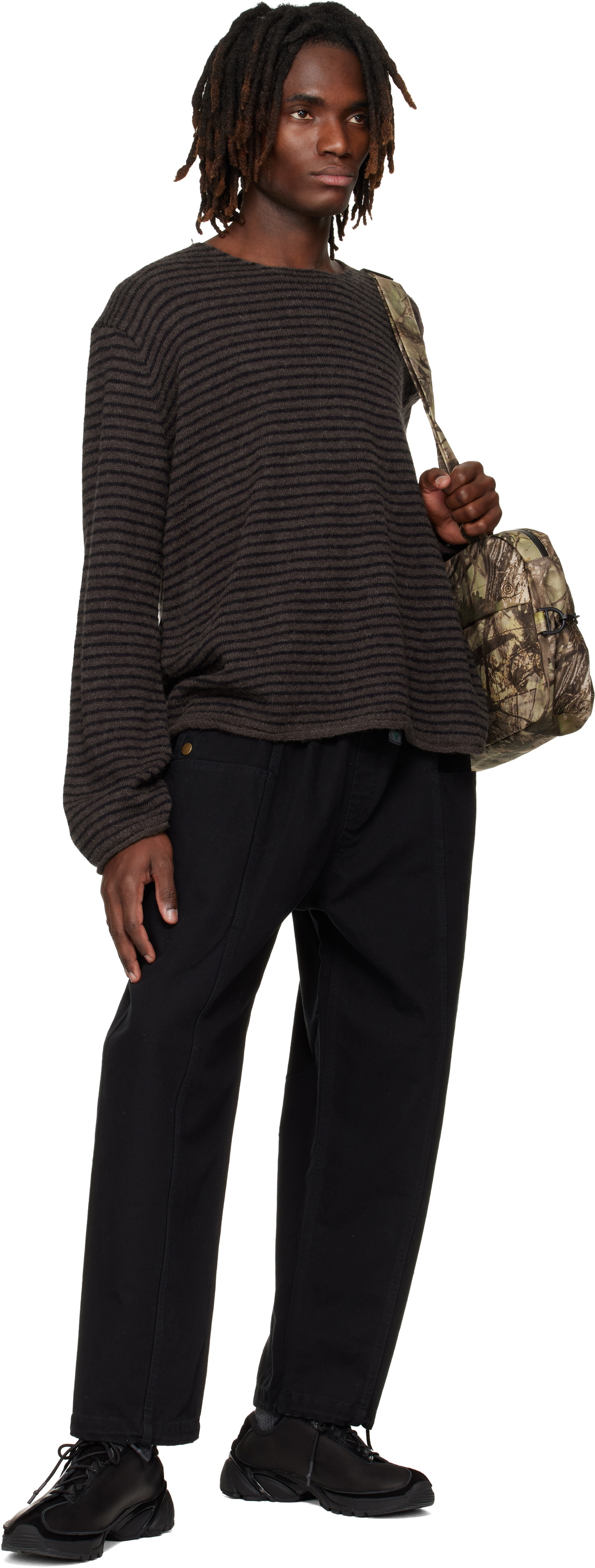 South2 West8 Black Belted C.S. Trousers