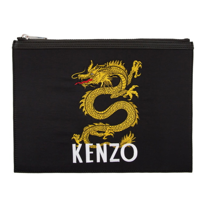 Photo: Kenzo Black Dragon A4 Pouch