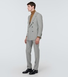 Kiton Double-breasted wool jacket
