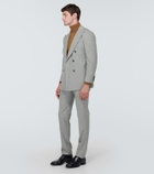 Kiton Double-breasted wool jacket