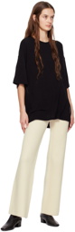 DRAE Black Slit T-Shirt