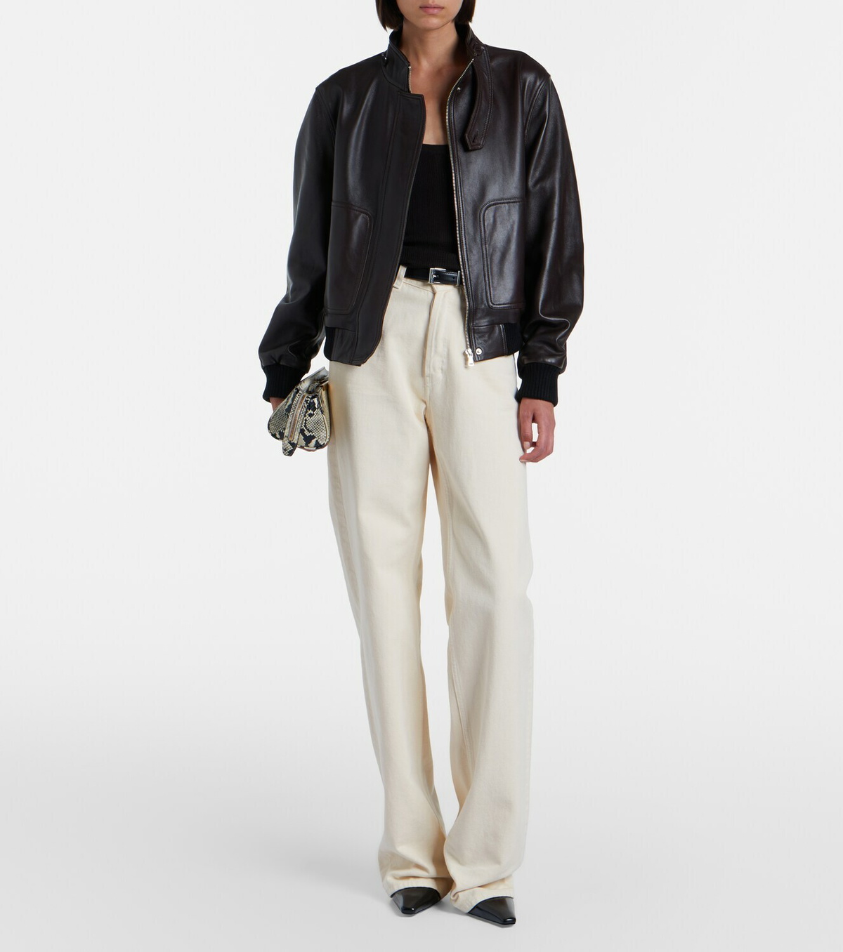 Nour Hammour Rios leather jacket