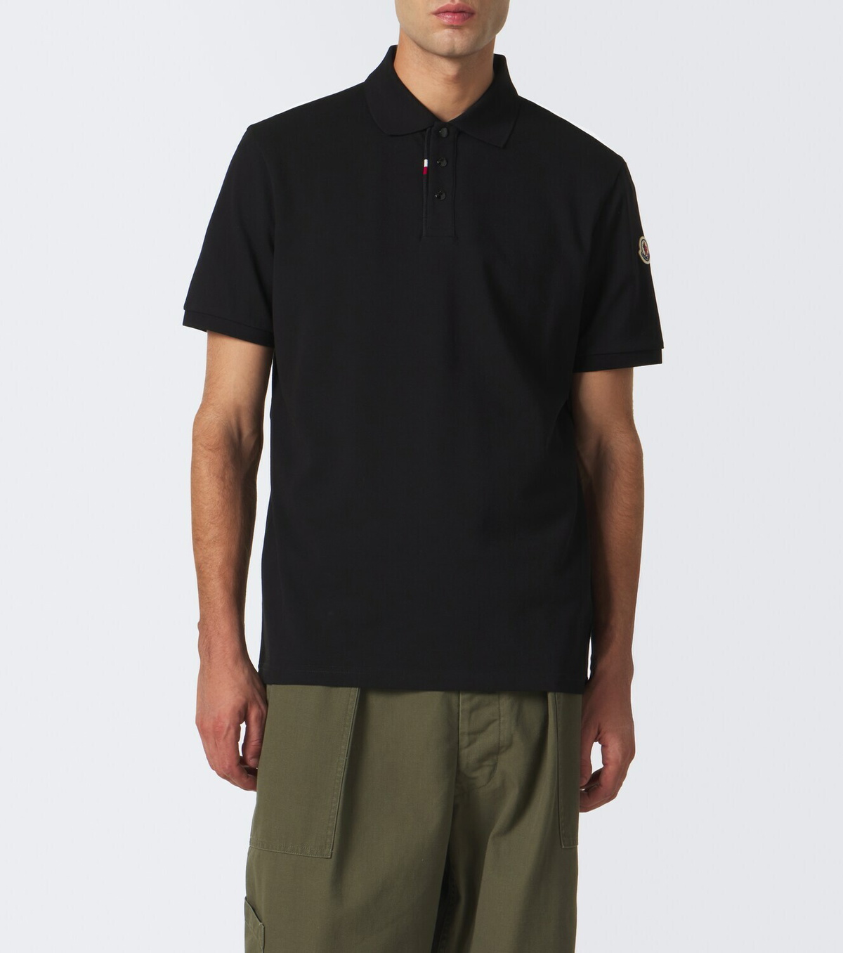 Moncler Cotton piqué polo shirt