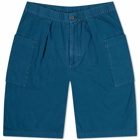 Snow Peak Women's Recycled Cotton Short in Blue