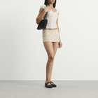 Many Many Clothes Women's The Isla Skort in Cream Polka