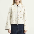 Samsøe Samsøe Women's Salylo Leather Jacket in Stray Dott
