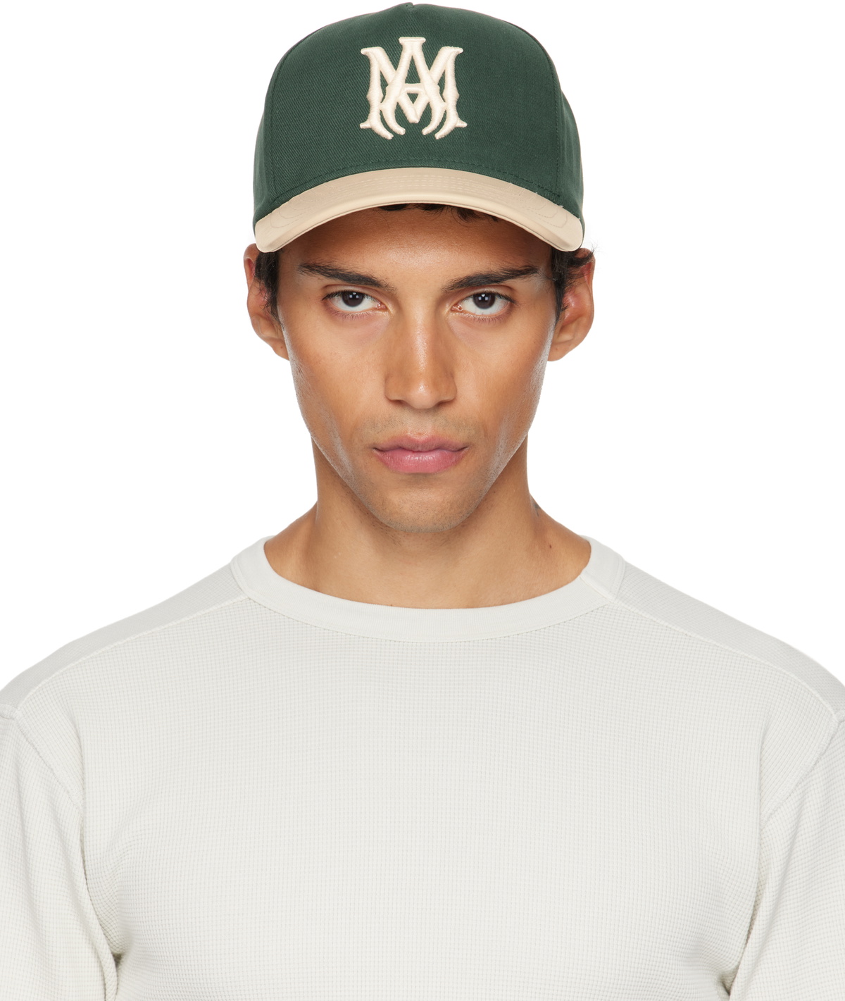 AMIRI Brown 'Amiri 22' Fitted Cap Amiri