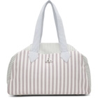 Vivienne Westwood Burgundy & Gray Archive Large Bag