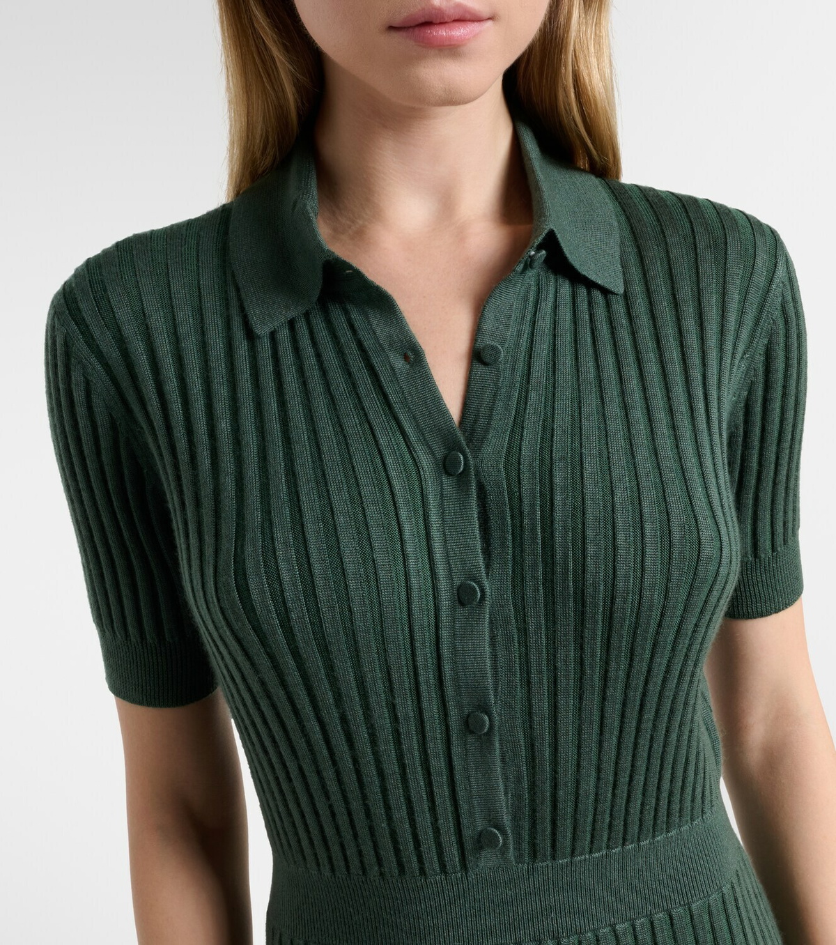 Gabriela Hearst Amor cashmere and silk midi dress