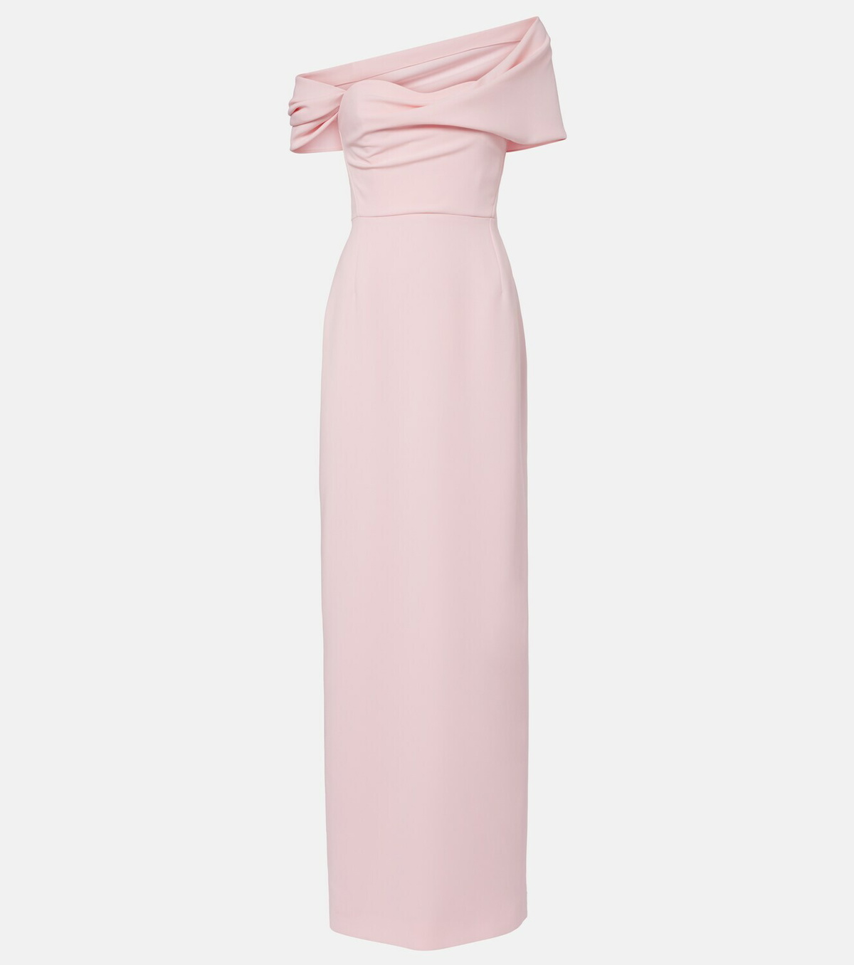 Carolina Herrera Sofia crêpe bustier gown