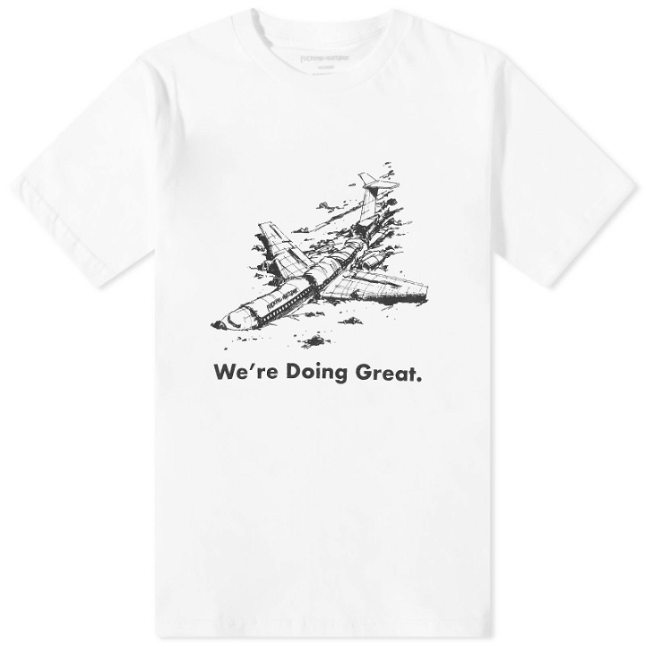 Photo: Fucking Awesome Men's We're Doing Great T-Shirt in White