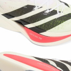 Adidas Running Men's adidas Adizero Prime X3 Strung Sneaker in Ftwr White/Core Black/Lucid Red
