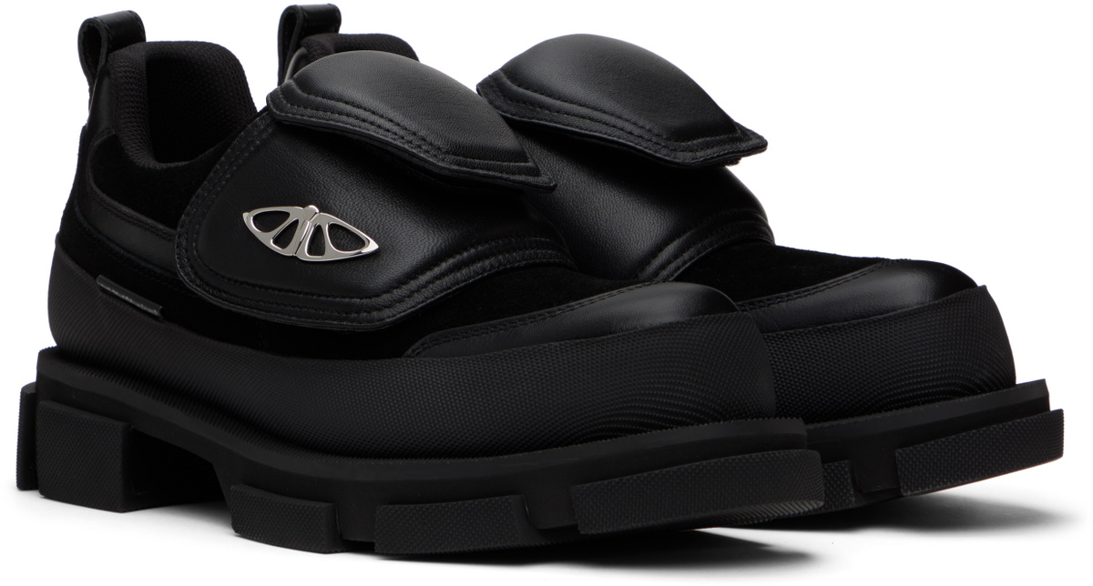 both Black Gao Velcro Sneakers