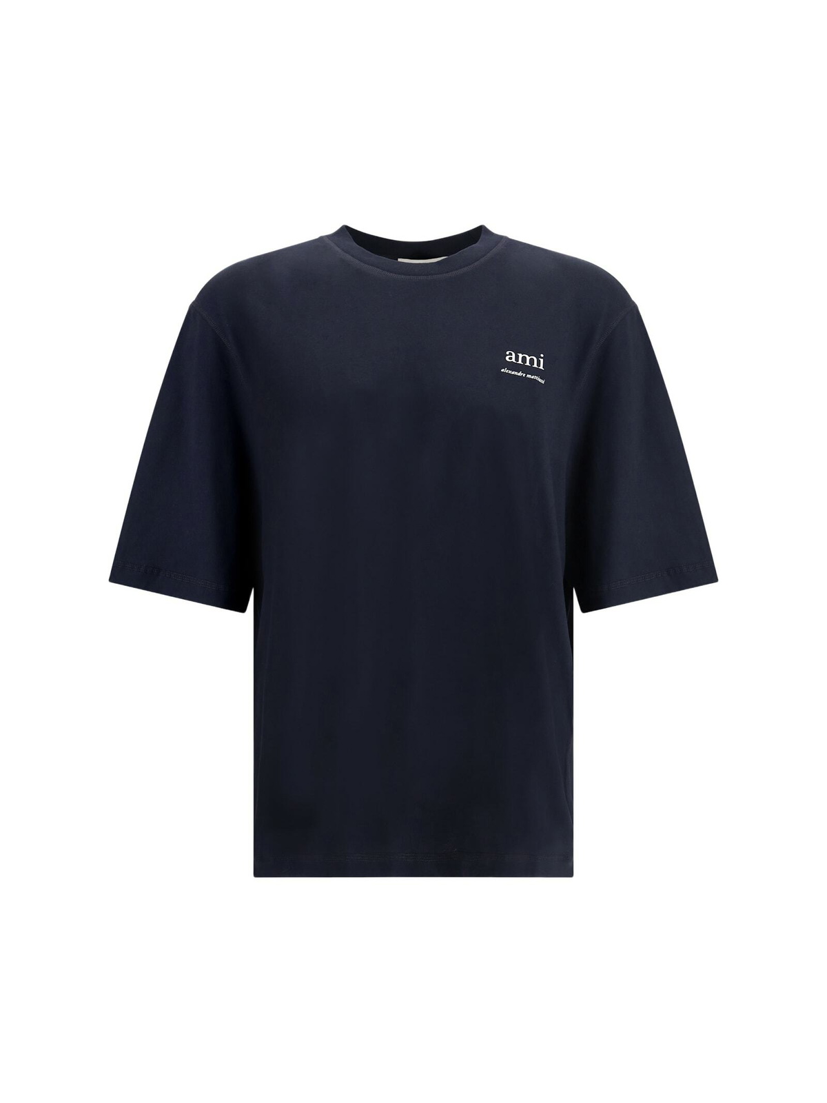 AMI Alexandre Mattiussi Black Ami de Coeur Technical Patch T