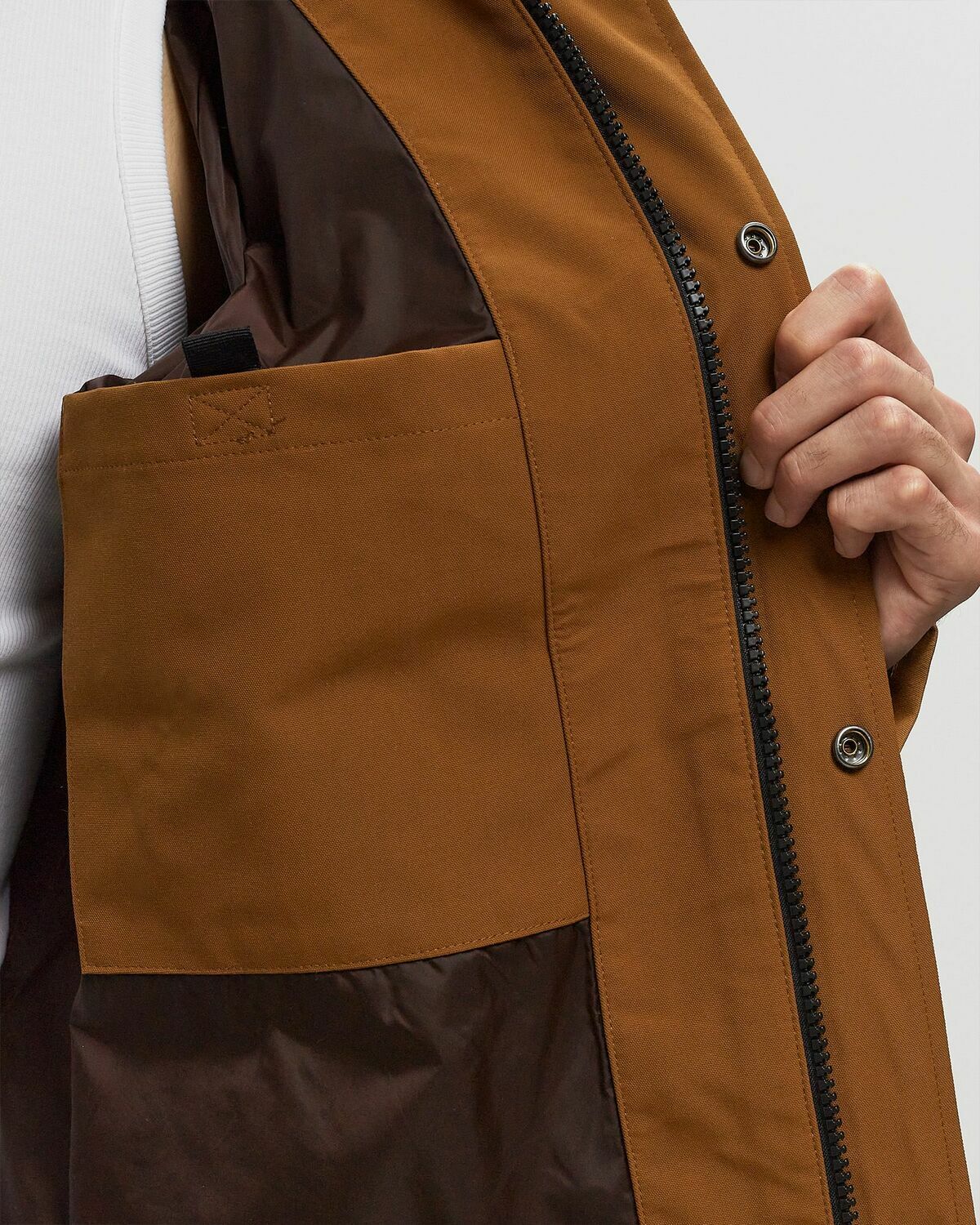 カーハート WIP Carhartt WIP Clarton Jacket M Carhartt WIP Clarton Jacket Brown Mens Parka Carhartt WIP