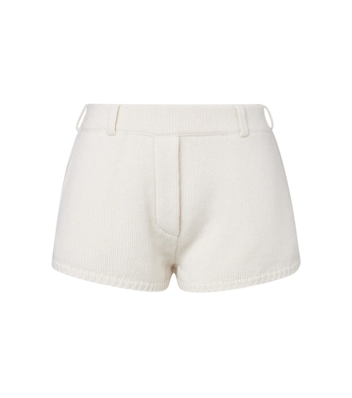 Photo: Lisa Yang Low-rise cashmere shorts