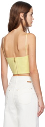 Zimmermann Yellow Scoop Neck Camisole