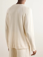 UMIT BENAN B - Zefira Cashmere and Silk-Blend Sweater - Neutrals