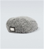 Dolce&Gabbana Logo wool-blend flat cap