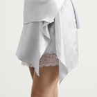 Acne Studios Women's Inouki Shiny Satin Skirt in Ice Blue