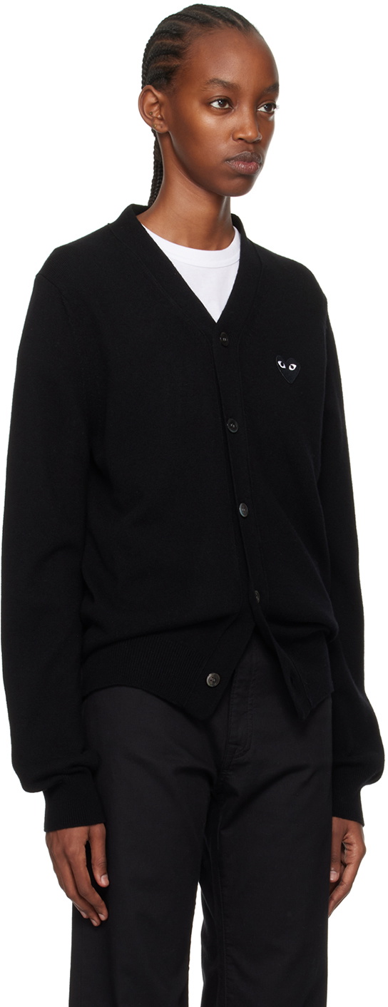 Comme des garcons black cardigan hotsell