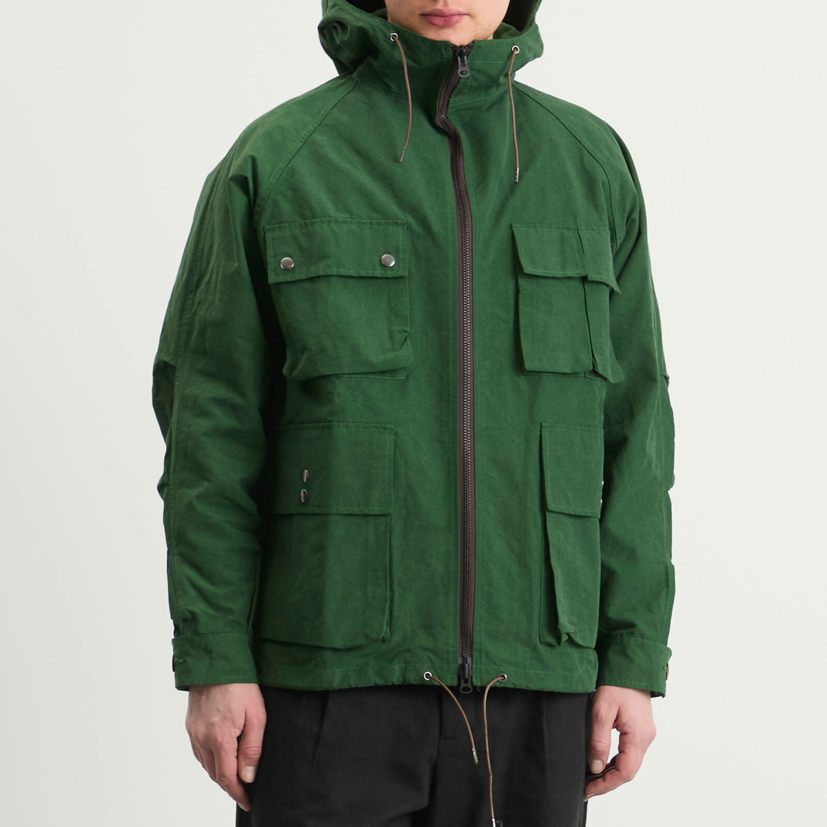 Café Mountain Men's Telemark Mountain Jacket in Racing Green