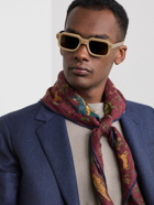 Jacques Marie Mage - Sandro Rectangular-Frame Acetate Sunglasses