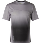 Soar Running - Hot Weather Slim-Fit Mesh and Jersey T-Shirt - Gray
