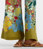 Alémais Solstice cotton-blend wide-leg pants