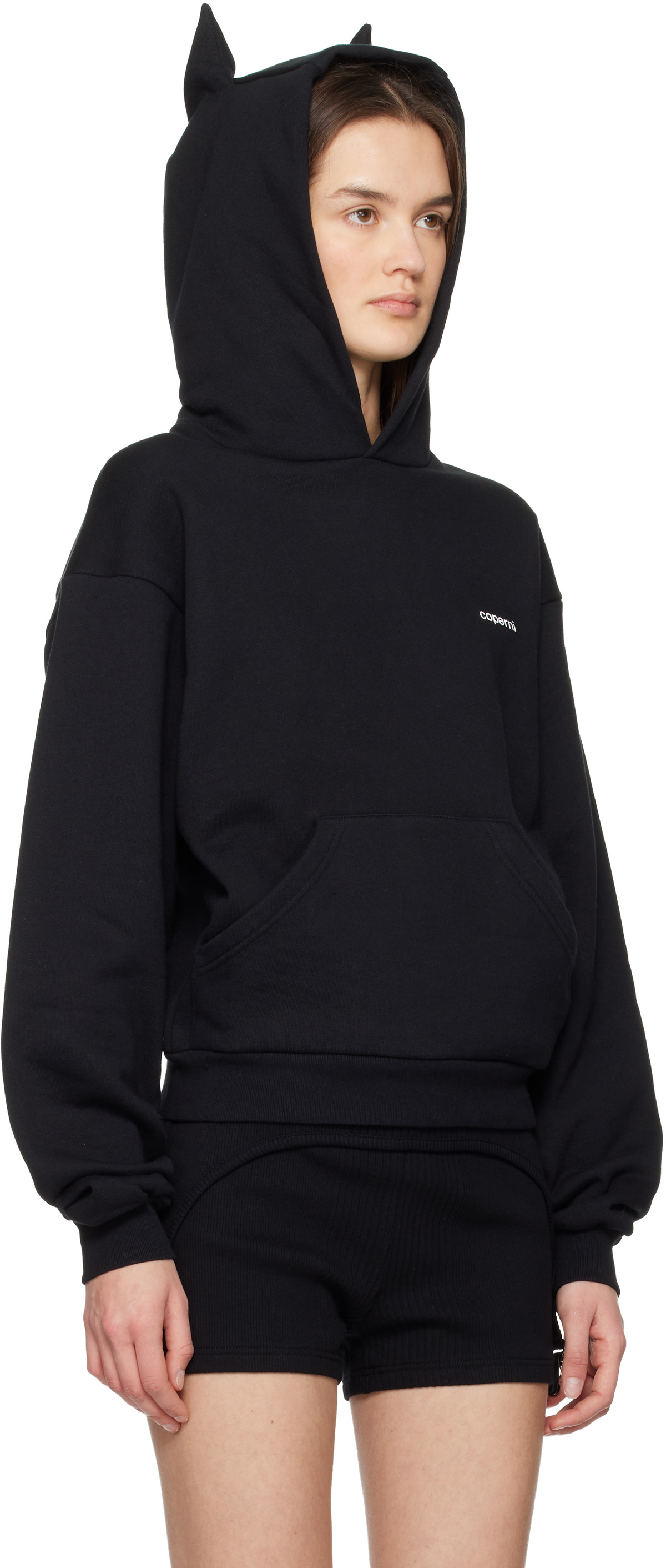 Coperni Black Horn Hoodie