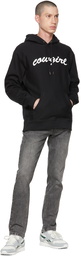 Cowgirl Blue Co Black Big Script Hoodie