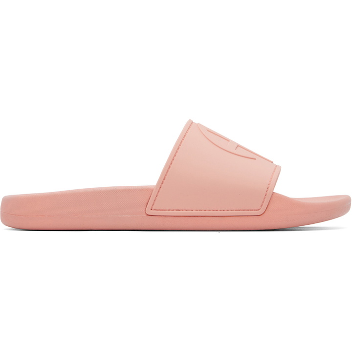 Photo: ANINE BING Pink Isla Slides