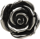 Emanuele Bicocchi Silver Rose Stud Single Earring